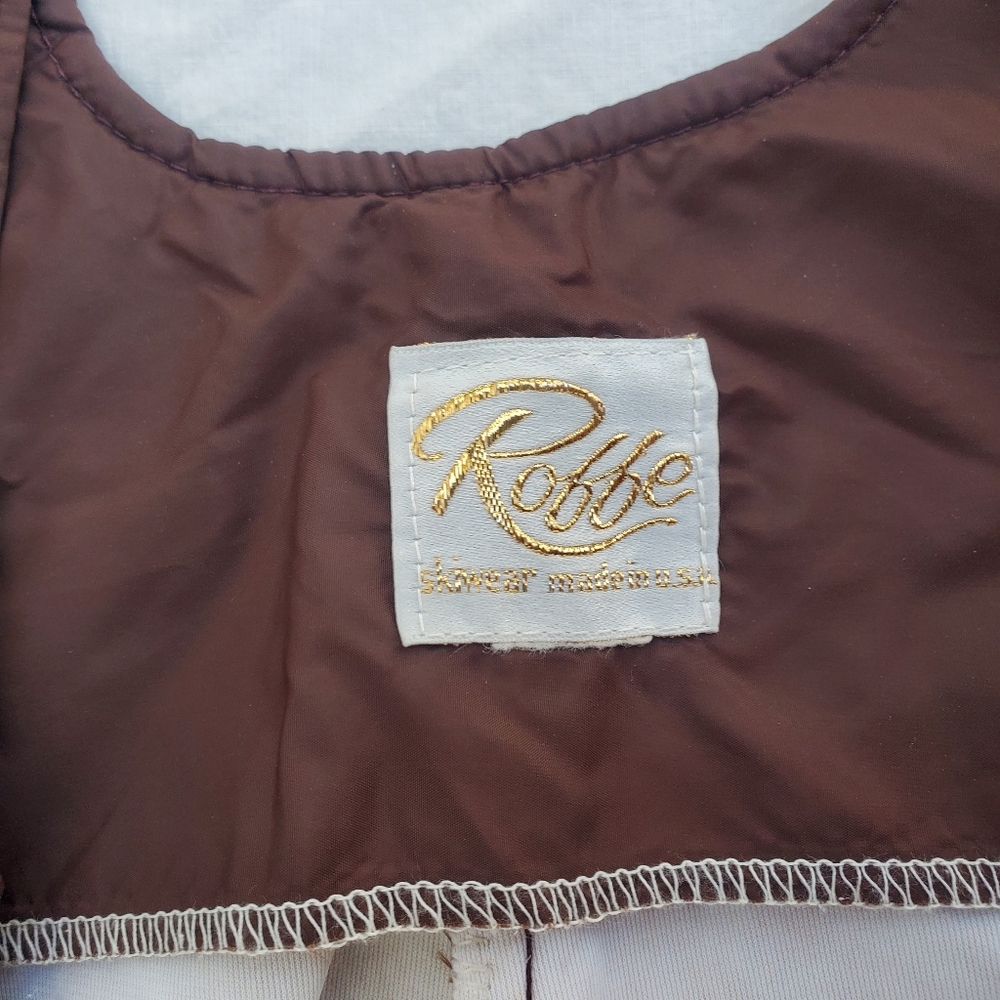 Ski bib, overall,  Roffe, Brown, no size tag ,